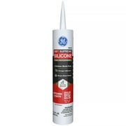 GE Supreme Silicone Kitchen \u0026 Bath Sealant, Pack of 1, White 10.1 fl oz Cartridge